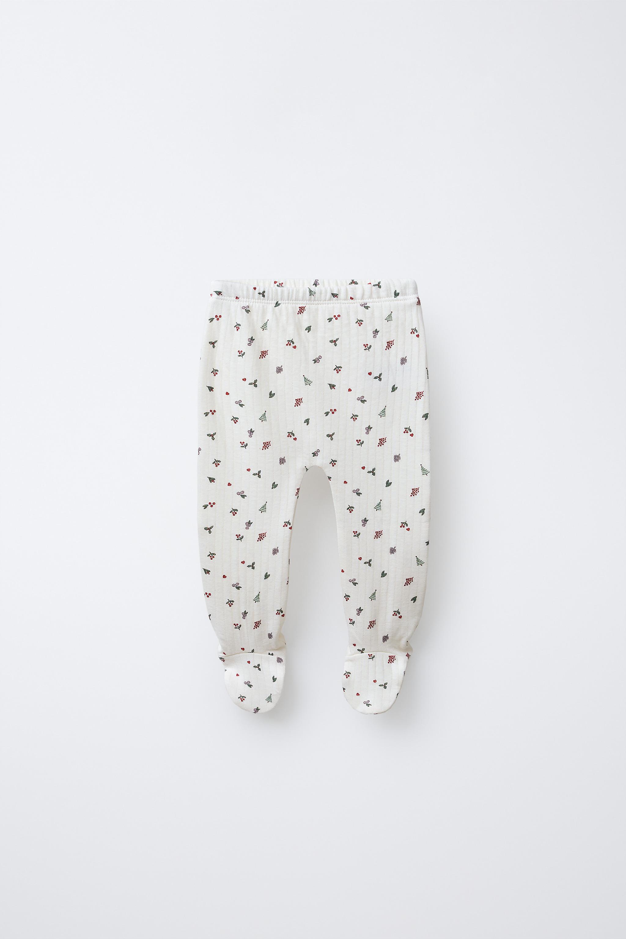 TREE PRINT FOOTED LEGGINGS